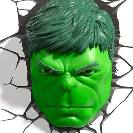 Hulk Face Marvel 3D LED Light Lamp Wall Lampada