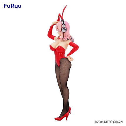 Super Sonico Red Ver BiCute Bunnies PVC Statue 28 cm