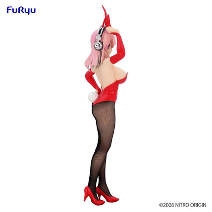 Super Sonico Red Ver BiCute Bunnies PVC Statue 28 cm