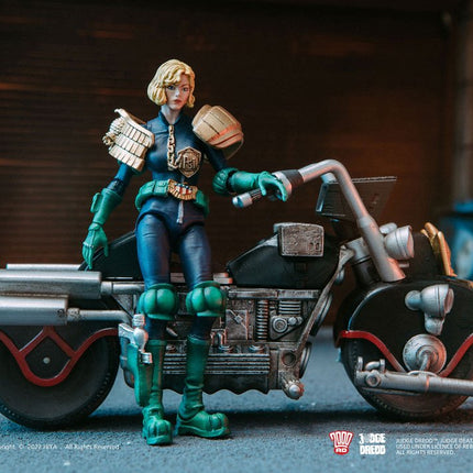 Judge Anderson & Lawmaster MK 2 2000 AD Exquisite Mini Action Figure 1/18 10 cm