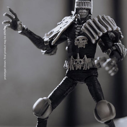 Black and White Judge Death 2000 AD Exquisite Mini Action Figure 1/18 10 cm