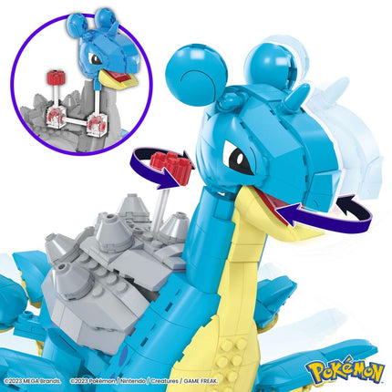 Lapras Pokémon Mega Construx Construction 19 cm