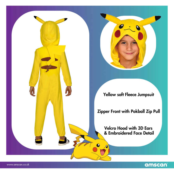 Pokemon Costume Carnevale Bambino Fancy Dress