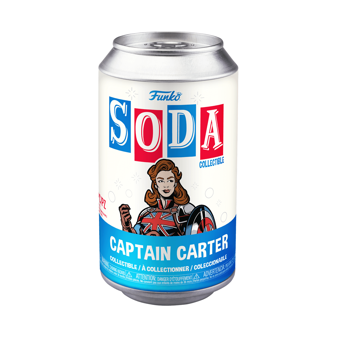 Captain Carter Marvel What If Vinyl Marvel Soda Figures 11 Cm Chase Random