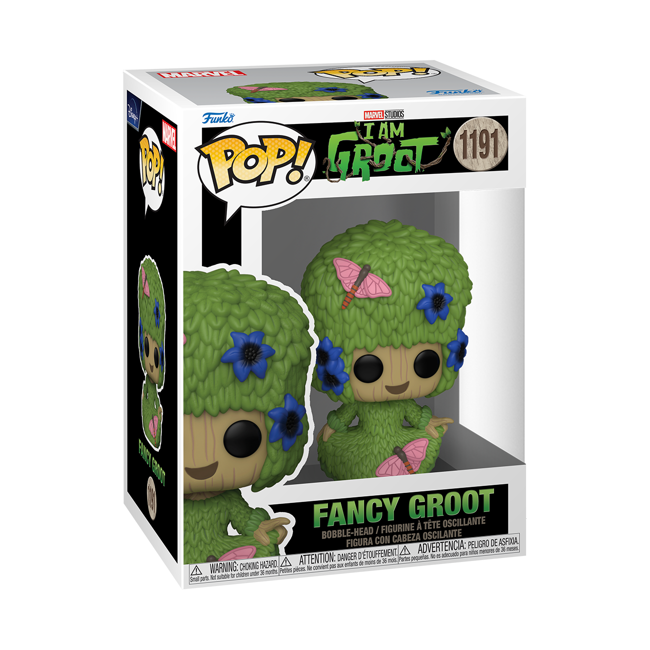 Fancy Groot Marie Hair I Am Groot Funko Pop Marvel Vinyl Figure 9 Cm 1191