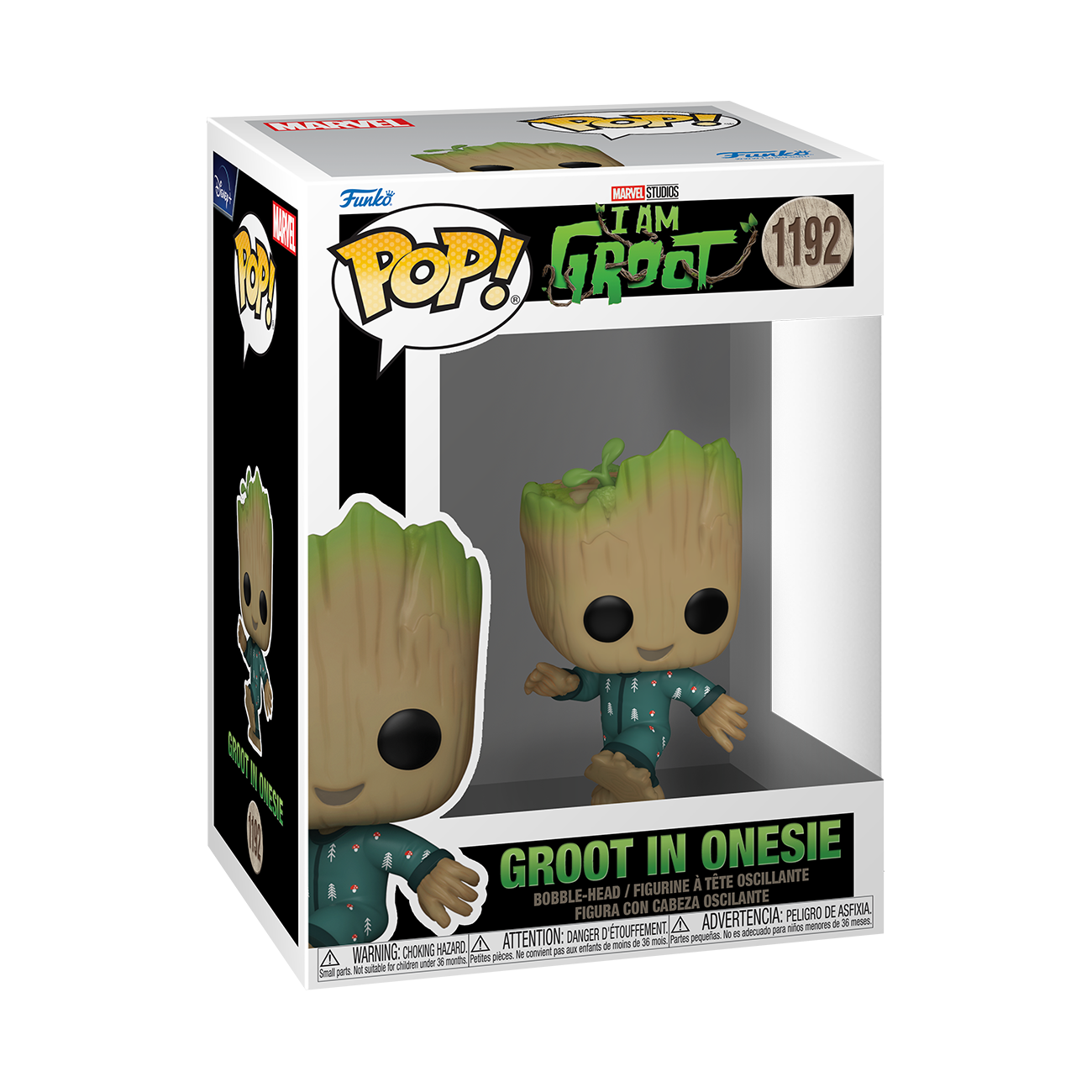 Groot In Onesie Pjs Dancing I Am Groot Funko Pop Marvel Vinyl Figure 9 Cm 1192