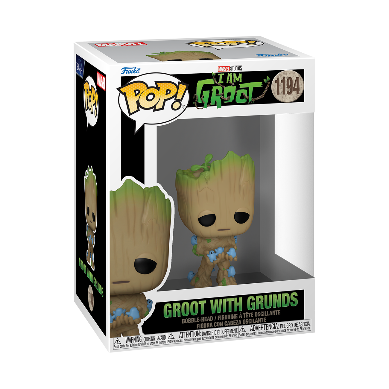 Groot With Grunds I Am Groot Funko Pop Marvel Vinyl Figure 9 Cm 1194