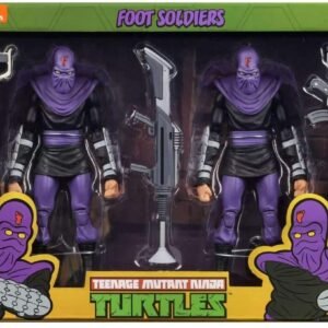 Foot Soldier Tmnt Ninja Turtles Action Figure 2 Pack 18 Cm Neca 54101