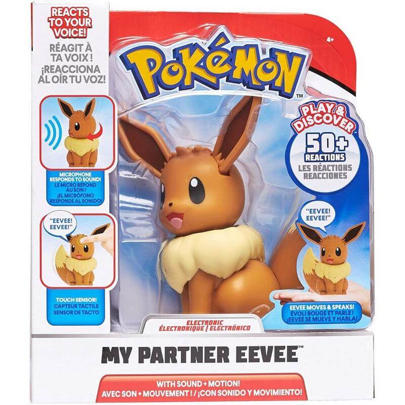 Pokemon Interactive Figure My Partner Eevee German French Version