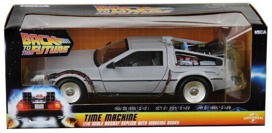 Back To The Future Diecast Model Time Machine 15 Cm Neca 53607