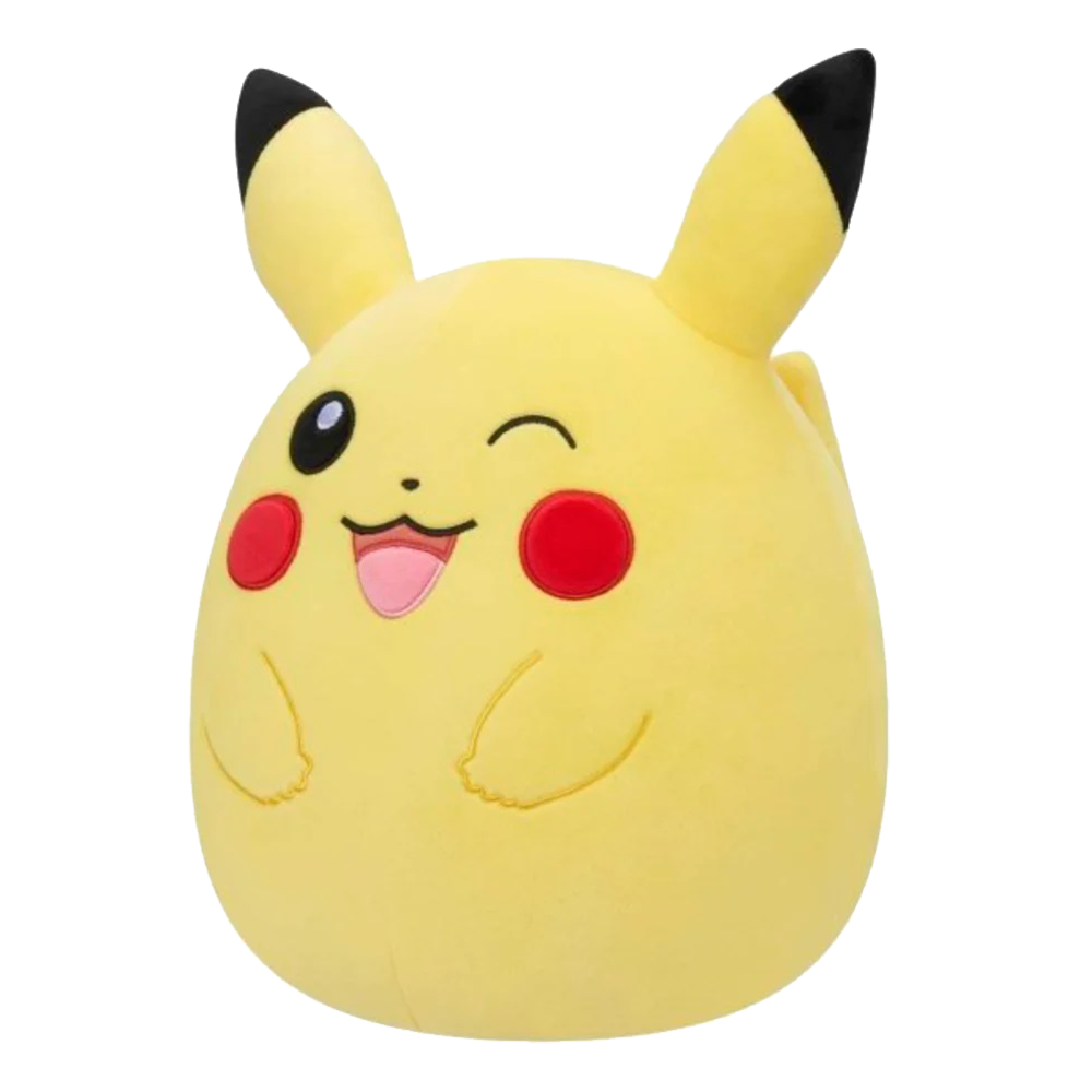 Squishmallows Plush Figure Pokemon Winking Pikachu 35 Cm