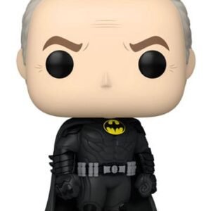 Fk66377 The Flash Pop Movies Vinyl Figure Batman Keaton Unmasked 9 Cm