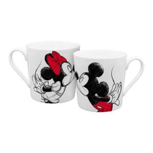 Gdl14314 Disney Mug Mickey Kiss Sketch