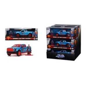Jada253253013 Dc Comics Diecast Models 1 32 Superman 2017 Ford F 150 Raptor Display 6