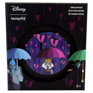 Lf Wdpn3354 Disney By Loungefly Sliding Enamel Pin Villains Curse Your Hearts Limited Edition 8 Cm