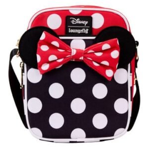 Lf Wdtb2915 Disney By Loungefly Passport Bag Minnie Rocks The Dots