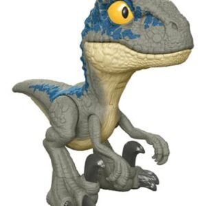 Matthvb44 Jurassic World Action Figure Mega Roar Velociraptor Blue