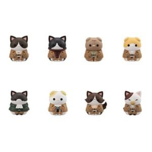 Meho838880 Attack On Titan Mega Cat Project Trading Figure 8 Pack Attack On Tinyan Gathering Scout Regiment Danyan 3 Cm