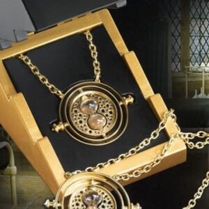 Nob7763 Harry Potter Time Turner Sterling Silver Gold Plated