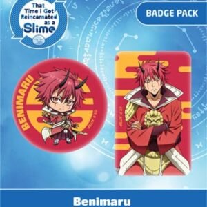Popb Pbbp21 That Time I Got Reincarnated As A Slime Pin Badges 2 Pack Benimaru