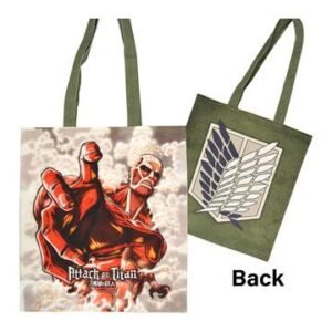 Popb Pbtb05 Attack On Titan Tote Bag Colossal Titan