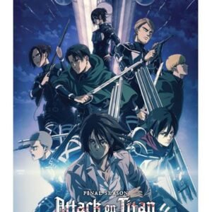 Popb Pbws14 Attack On Titan The Final Season Wallscroll Part 1 Key Visual 2 50 X 70 Cm