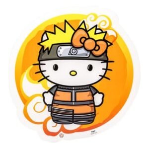 Tekn811612 Naruto Shippuden X Hello Kitty Led Wall Lamp Light Hello Kitty Naruto 30 Cm