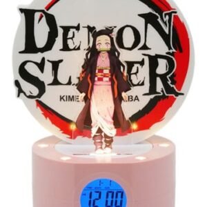 Tekn811754 Demon Slayer Kimetsu No Yaiba Alarm Clock With Light Nezuko 21 Cm