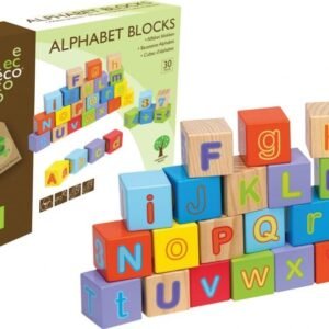 Blocchi Con Lettere Alfabeto In Legno Giocattolo Bambini 12 Mesi