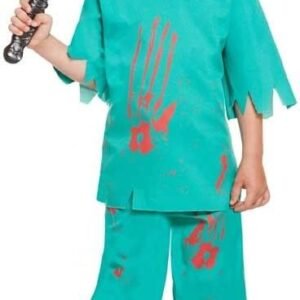 Costume Dottore Assassino Halloween Bambino 4 5 6 7 8 9 Anni