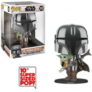 Figurka Funko Pop Mandalorian z Dzieckiem 25 cm
