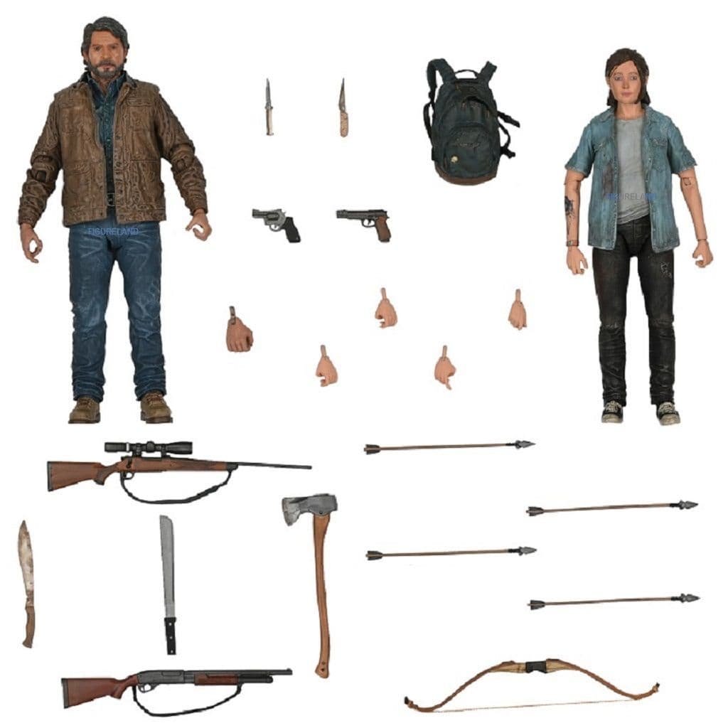 Joel And Ellie 18 Cm The Last Of Us Part Ii Ultimate Action Figure 2 Pack Neca 44490 June 2023
