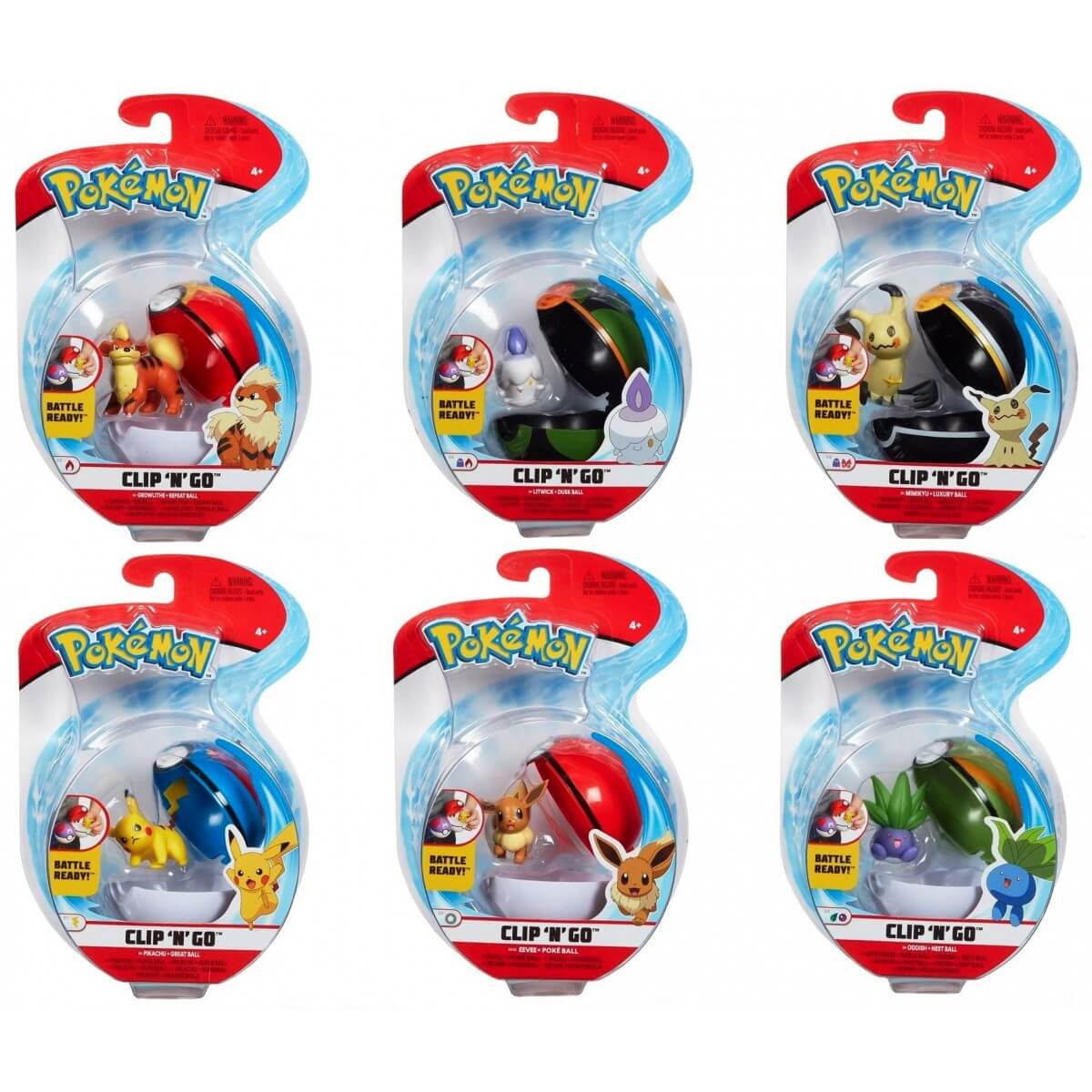 Pokemon Clip N Go Pokeball Wave 7
