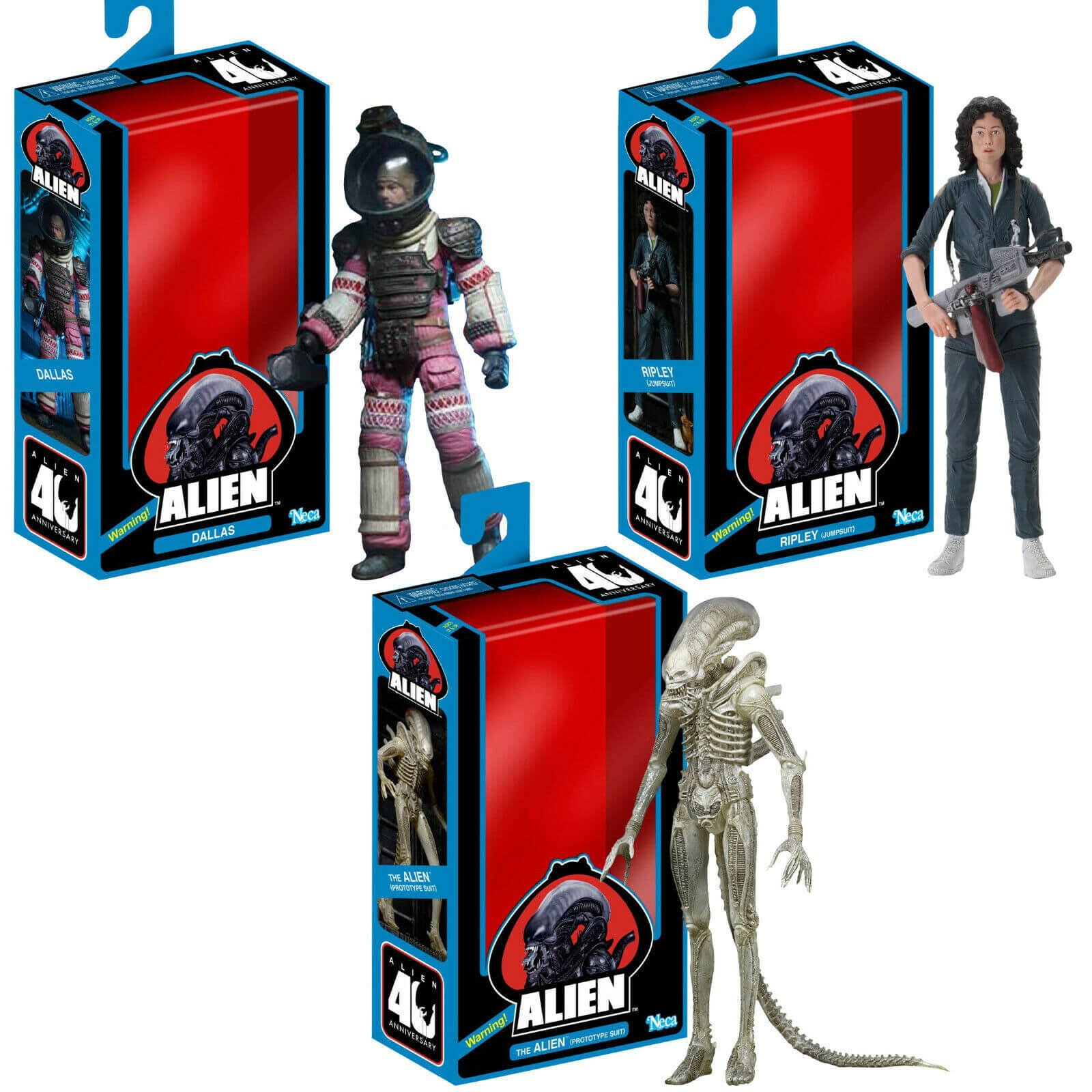 Alien Action Figure 18 Cm 40Th Anniversary Neca 51593
