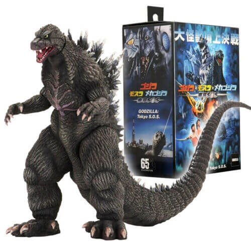 Godzilla Tokyo S O S Head To Tail Action Figure 2003 15 Cm Neca 42899