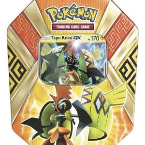 Pokemon Tin Mazzo Da Collezione Metallo Protettori Delle Isole Gx