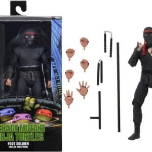Foot Soldier Armia Da Mischai Action Figure Tmtn Ninja Turtles 18 Cm Neca 54112