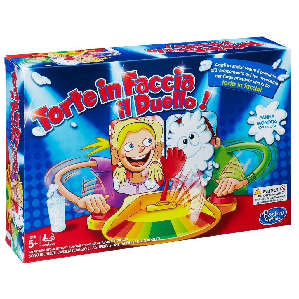 Torte In Faccia Il Duello Doppio Gioco Da Tavolo Di Societa Hasbro