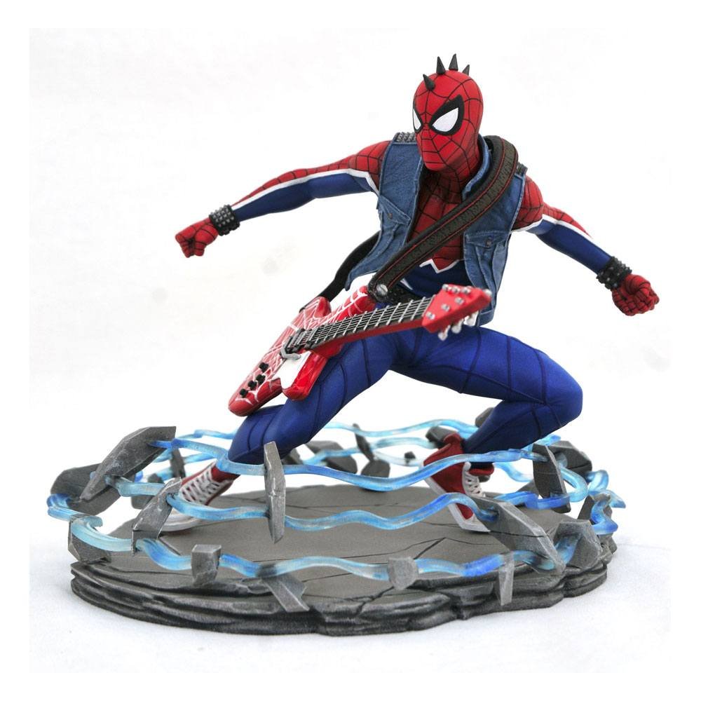 Spider Punk Spider Man 2018 Marvel Video Game Gallery Pvc Statue 18 Cm