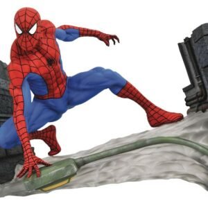 Marvel Comic Gallery Pvc Statue Spider Man Webbing 18 Cm