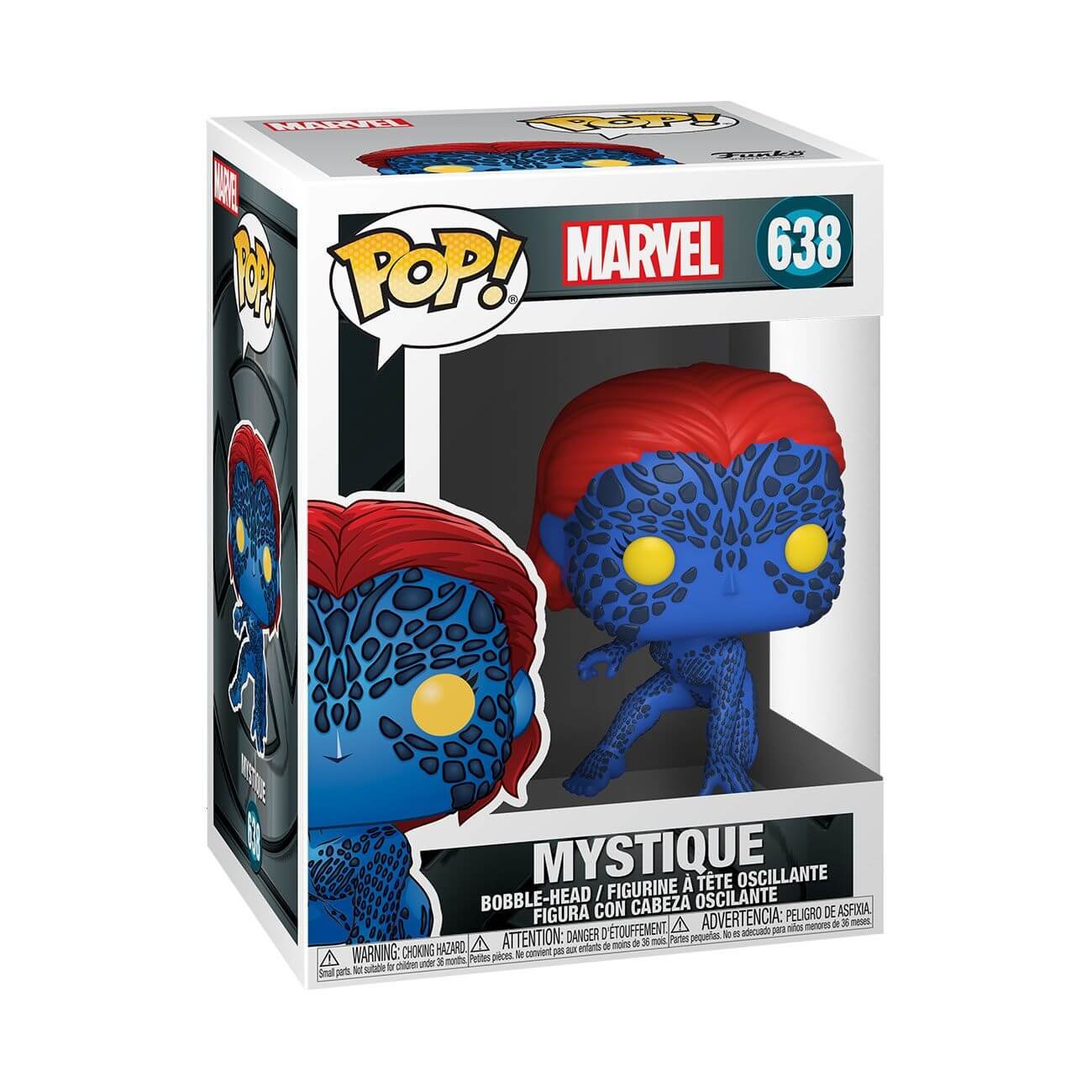 X Men 20Th Anniversary Pop Marvel Vinyl Figure Mystique 9 Cm 638 End March 2021