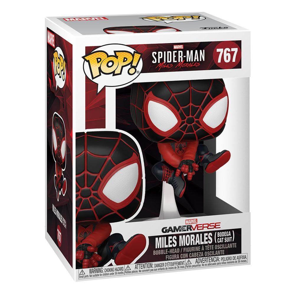 Miles Morales Bodega Marvels Spider Man Pop Games Vinyl Figure 9 Cm 767 April 2021