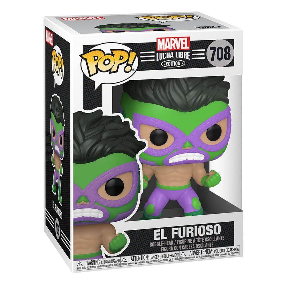 Hulk Marvel Luchadores Pop Vinyl Figure 9 Cm 708