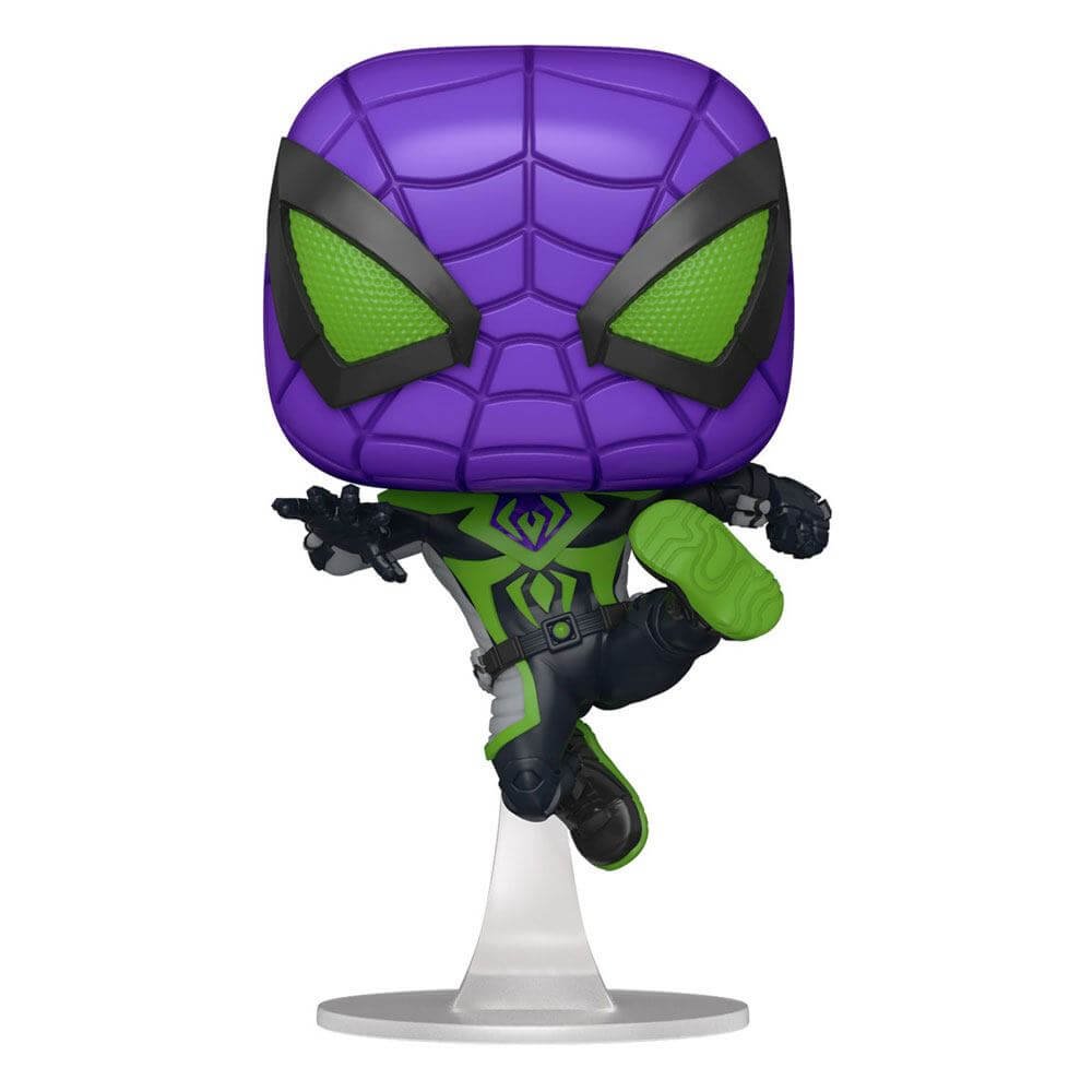 Miles Morales Purple Suit Marvels Spider Man Pop Games Vinyl Figure 9 Cm April 2021
