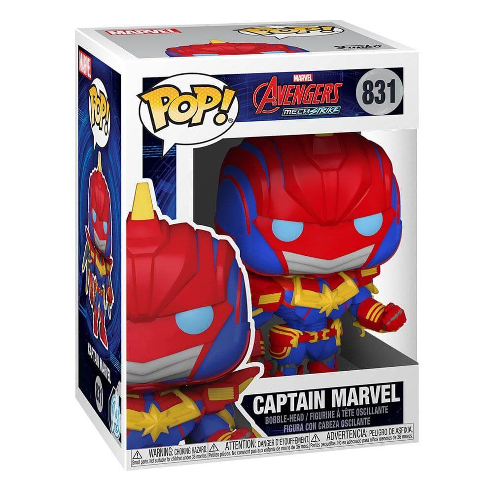 Marvel Mech Pop Vinyl Figure Captain Marvel 9 Cm 831