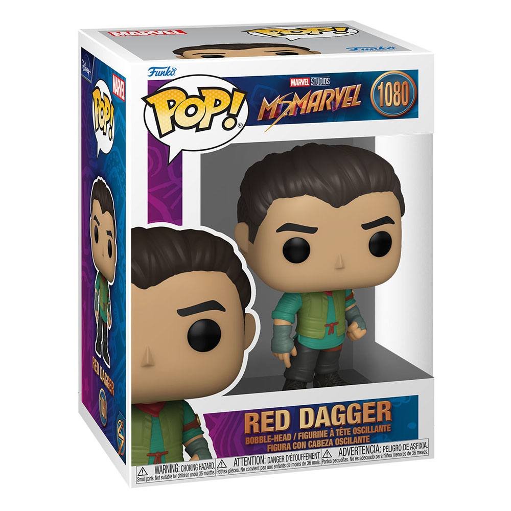 Ms Marvel Pop Tv Vinyl Figure Red Dagger 9 Cm 1080