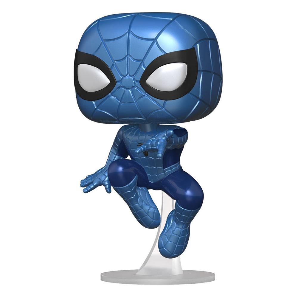 Marvel Make A Wish 2022 Pop Marvel Vinyl Figure Spider Man Metallic 9 Cm