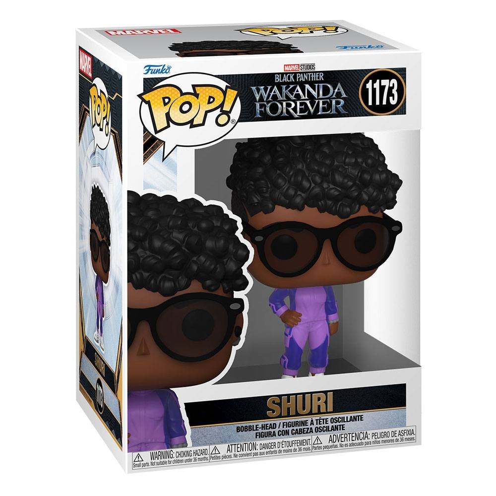Shuri Black Panther Wakanda Forever Pop Marvel Vinyl Figure 9 Cm 1173