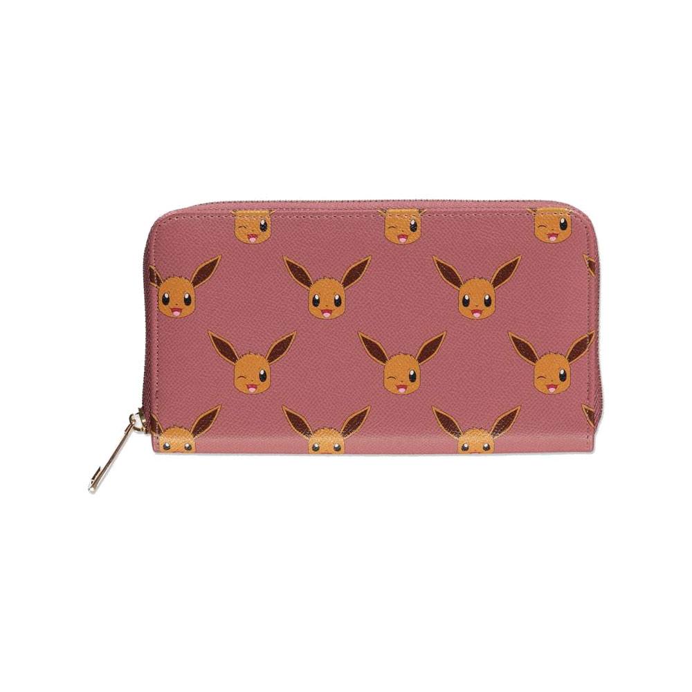 Pokemon Zip Around Wallet Eevee Aop Portafogli