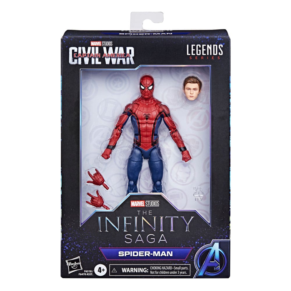 Spider Man Captain America Civil War The Infinity Saga Marvel Legends Action Figure 15 Cm